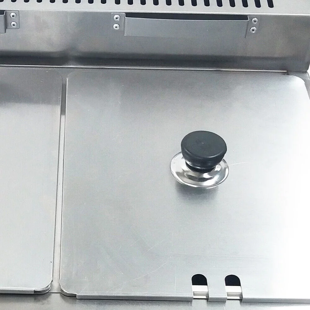 18L Propane NG Gas Fryer Catering Warmer Steam Table Buffet Restaurant 3 Pan 50 ~ 380 ° C Temperature Control