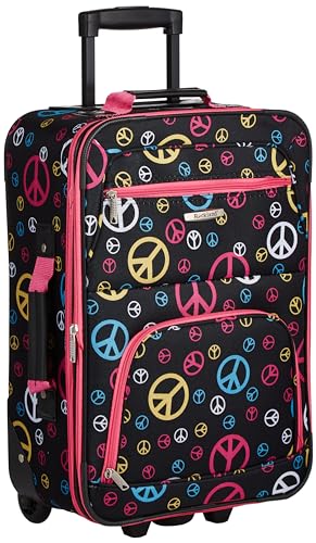 Rockland Fashion Expandable Softside Upright Luggage Set, Charcoal, 2-Piece (14/19)