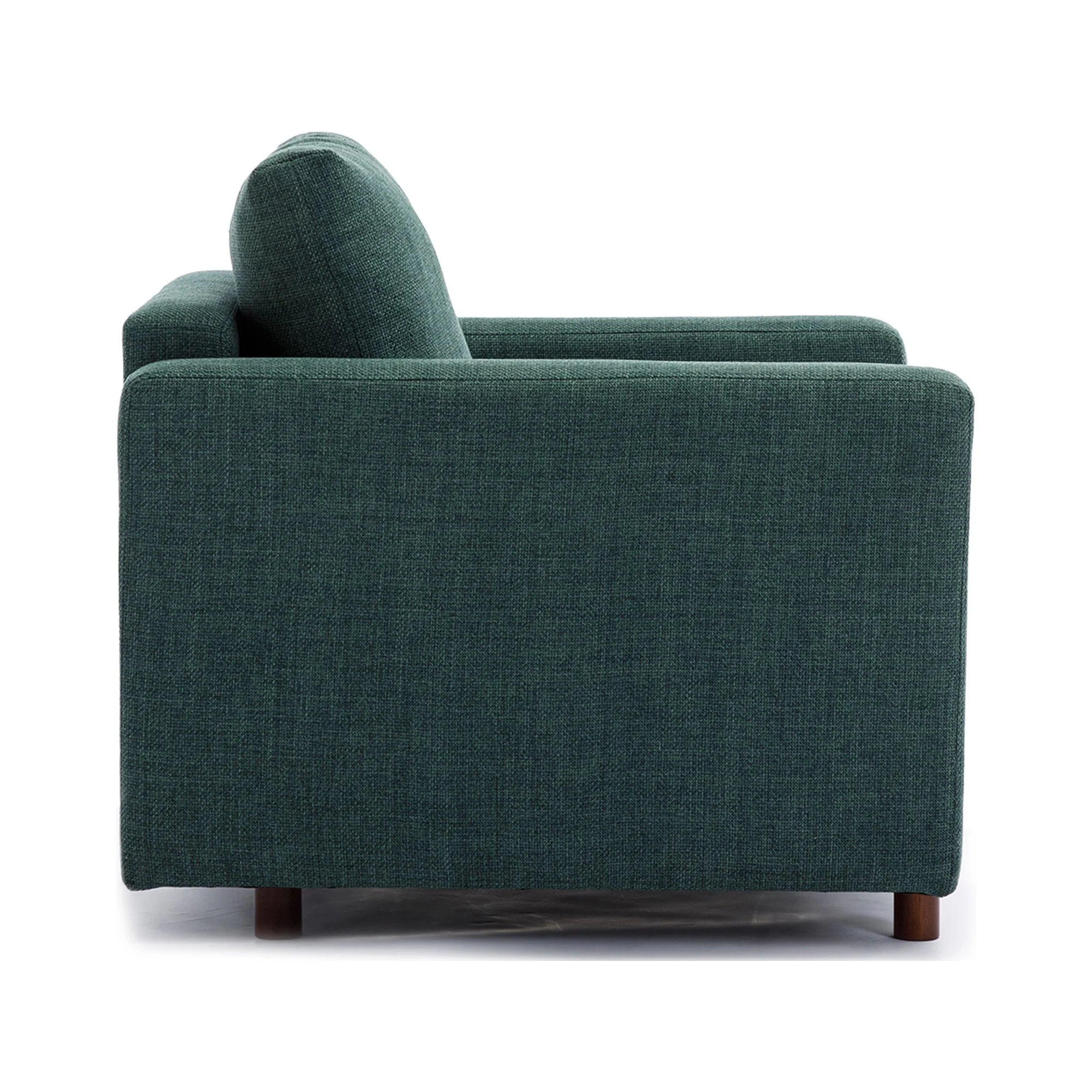 Single Seat Module Sofa Sectional Couch,Cushion Covers Non-removable and Non-Washable,Green