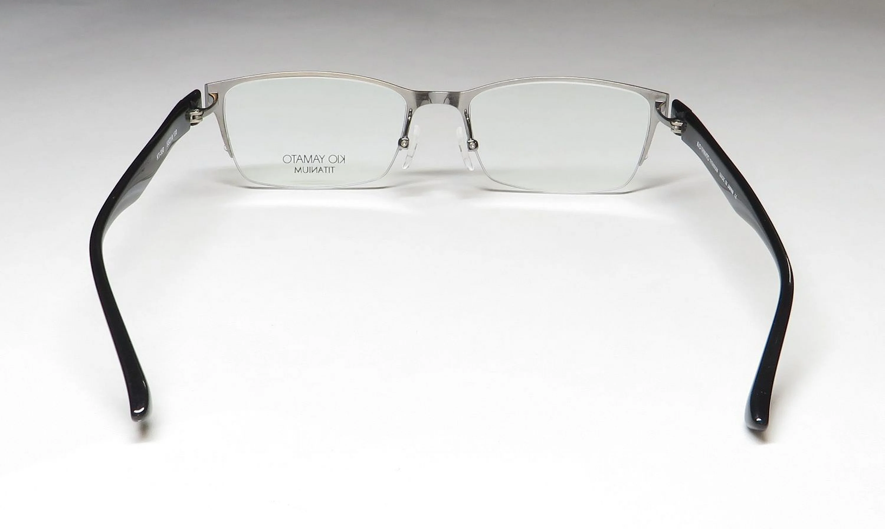 KIO YAMATO KT-350 TITANIUM HALF-RIMLESS JAPENESE DESIGNER EYEGLASS FRAME/GLASSES