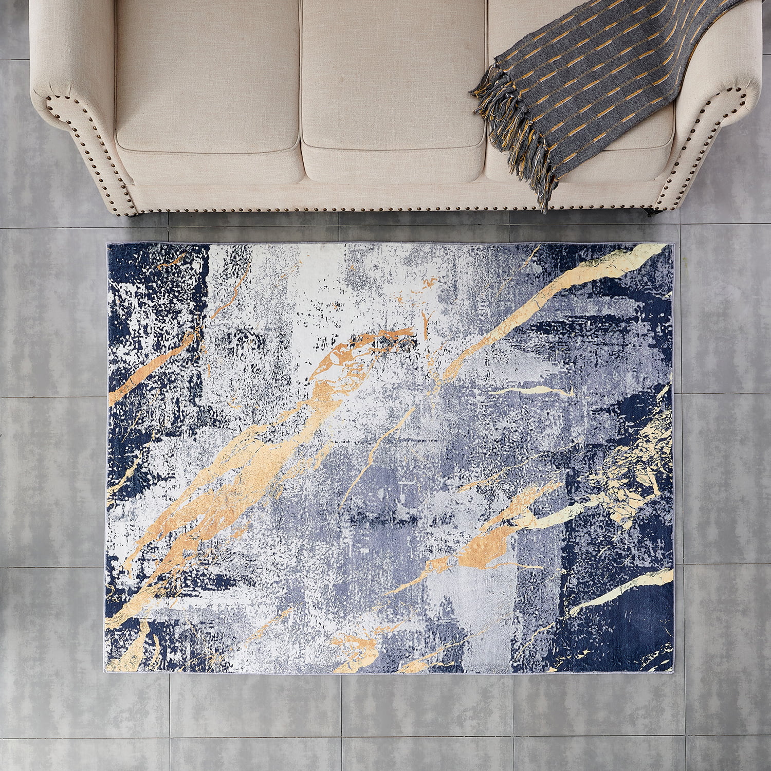 ZARA Abstract Design Area Rug - 5.0 - Elevate Your Space