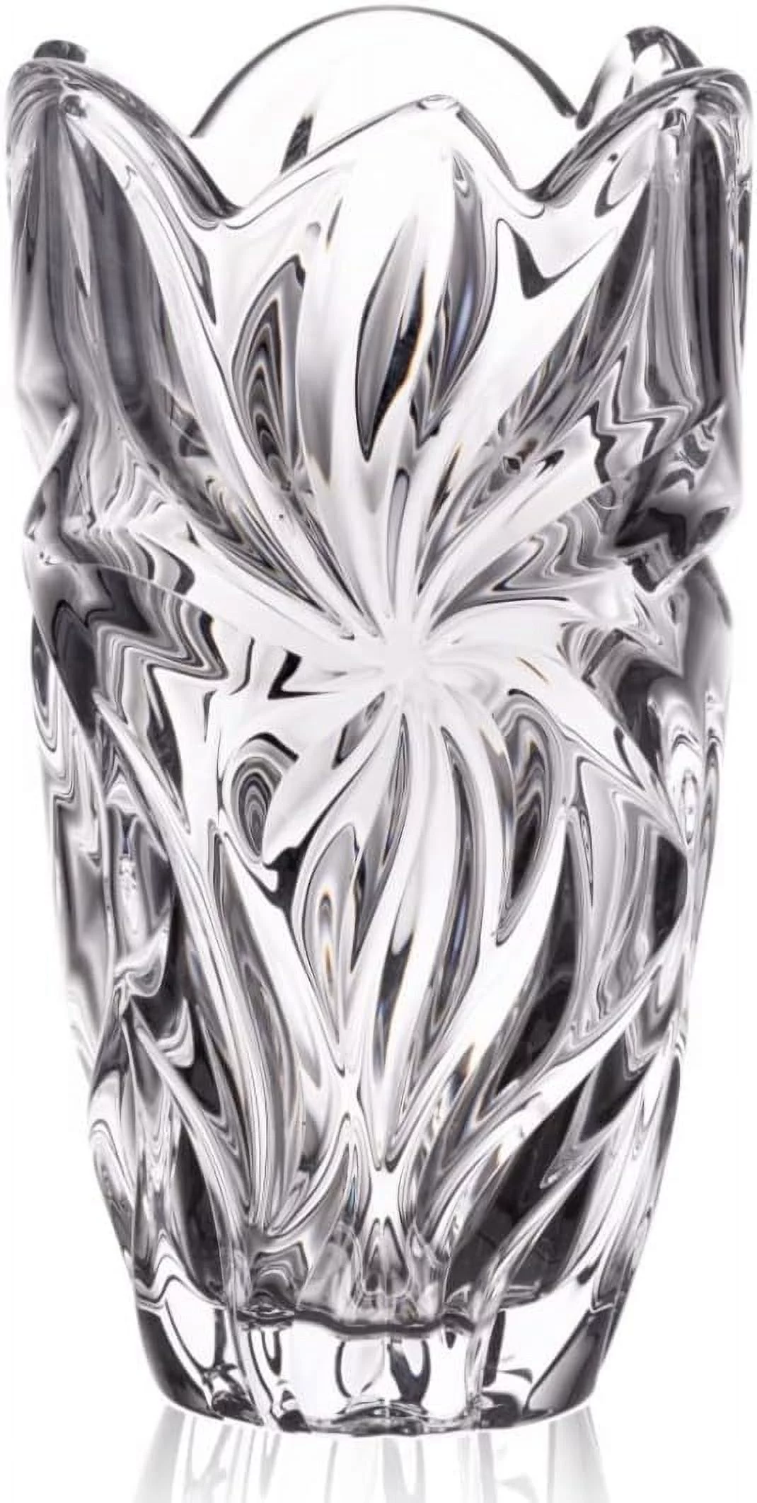 Bohemian Crystal Glass Vase 11