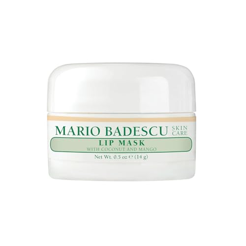 Mario Badescu Lip Mask, Overnight Lip Treatment Enriched With Skin Softening Coconut Oil and Hydrating Shea Butter