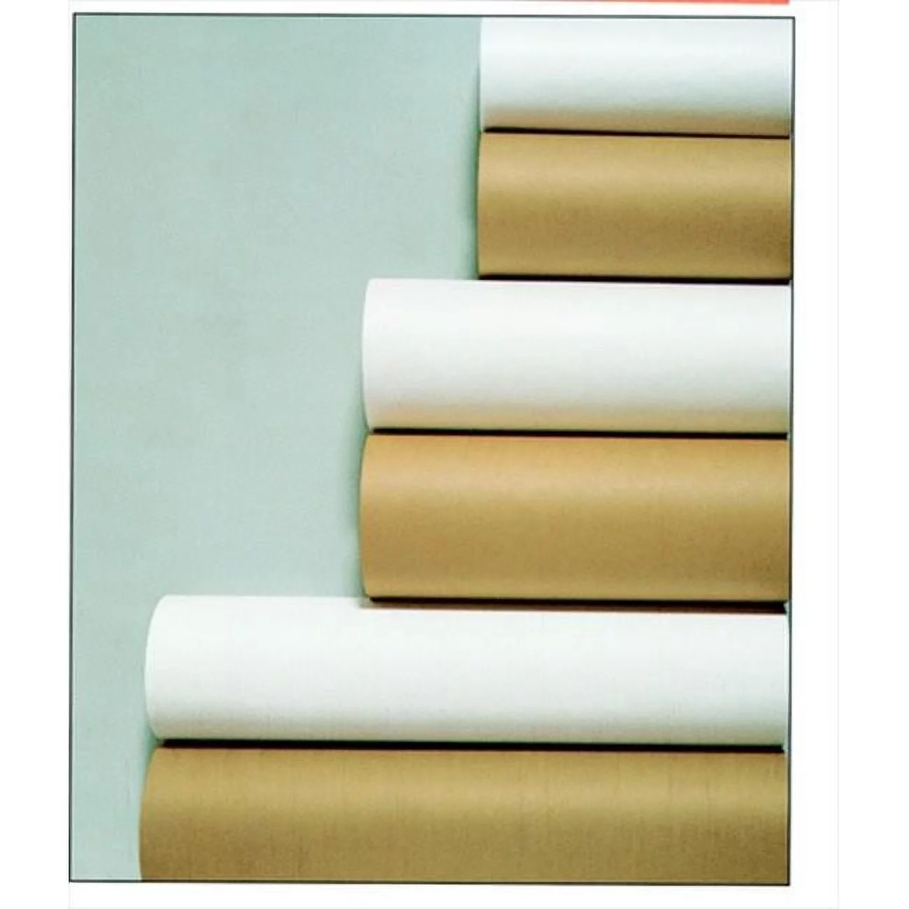 School Smart 085479 Multi-Purpose Butcher Kraft Paper Roll - 40 Lbs. - 18 In. x 1000 Ft. - White