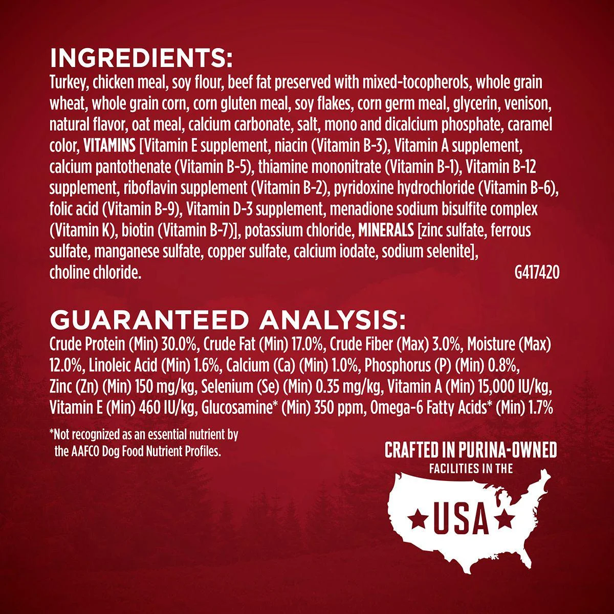 Purina ONE True Instinct Adult Natural Turkey and Venison Recipe Dry Dog Food