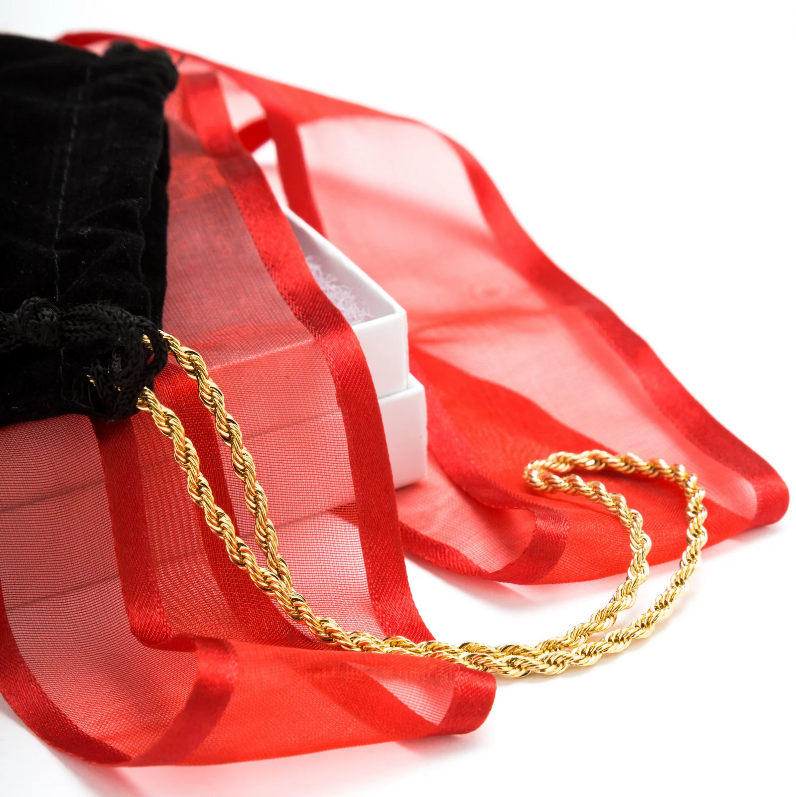 LIFETIME JEWELRY 3mm Rope Chain Necklace 24k Real Gold Plated-Women and Men (24 mm)