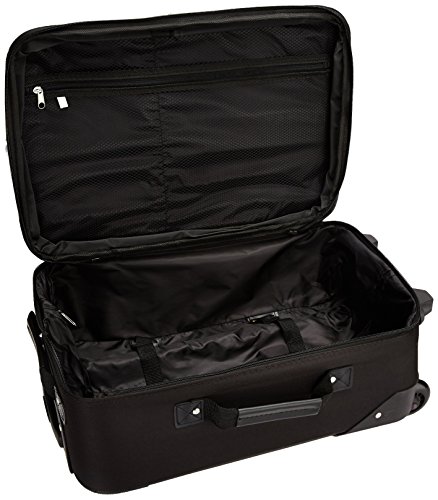 Rockland Fashion Expandable Softside Upright Luggage Set, Charcoal, 2-Piece (14/19)