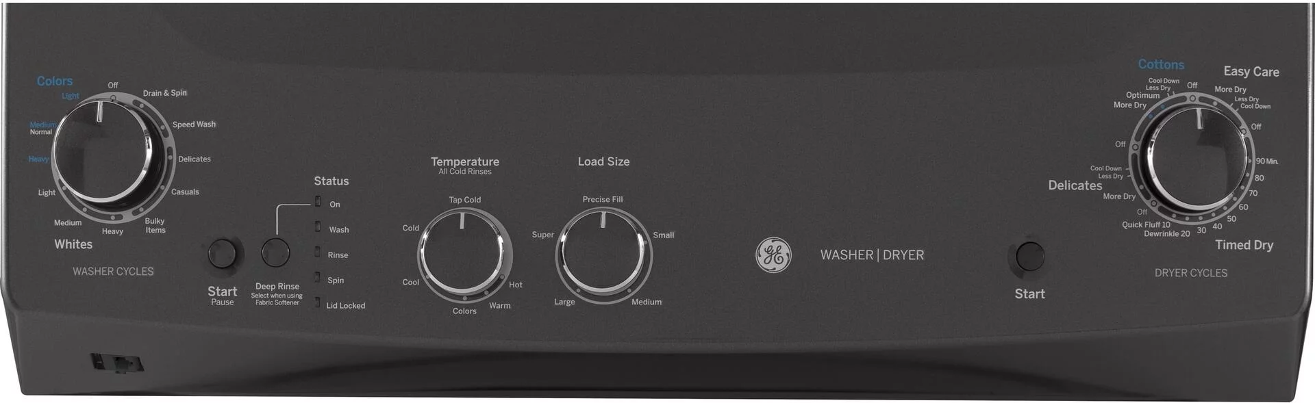 GE APPLIANCES GUD27GSPMDG  COMBINATION WASHER GAS DRYER White