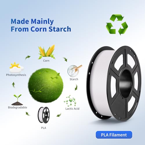 ANYCUBIC PLA Filament 1.75mm Bundle, 3D Printing PLA Filament 1.75mm Dimensional Accuracy +/- 0.02mm, 1KG Spool (2.2 lbs), 2KG Grey+Grey