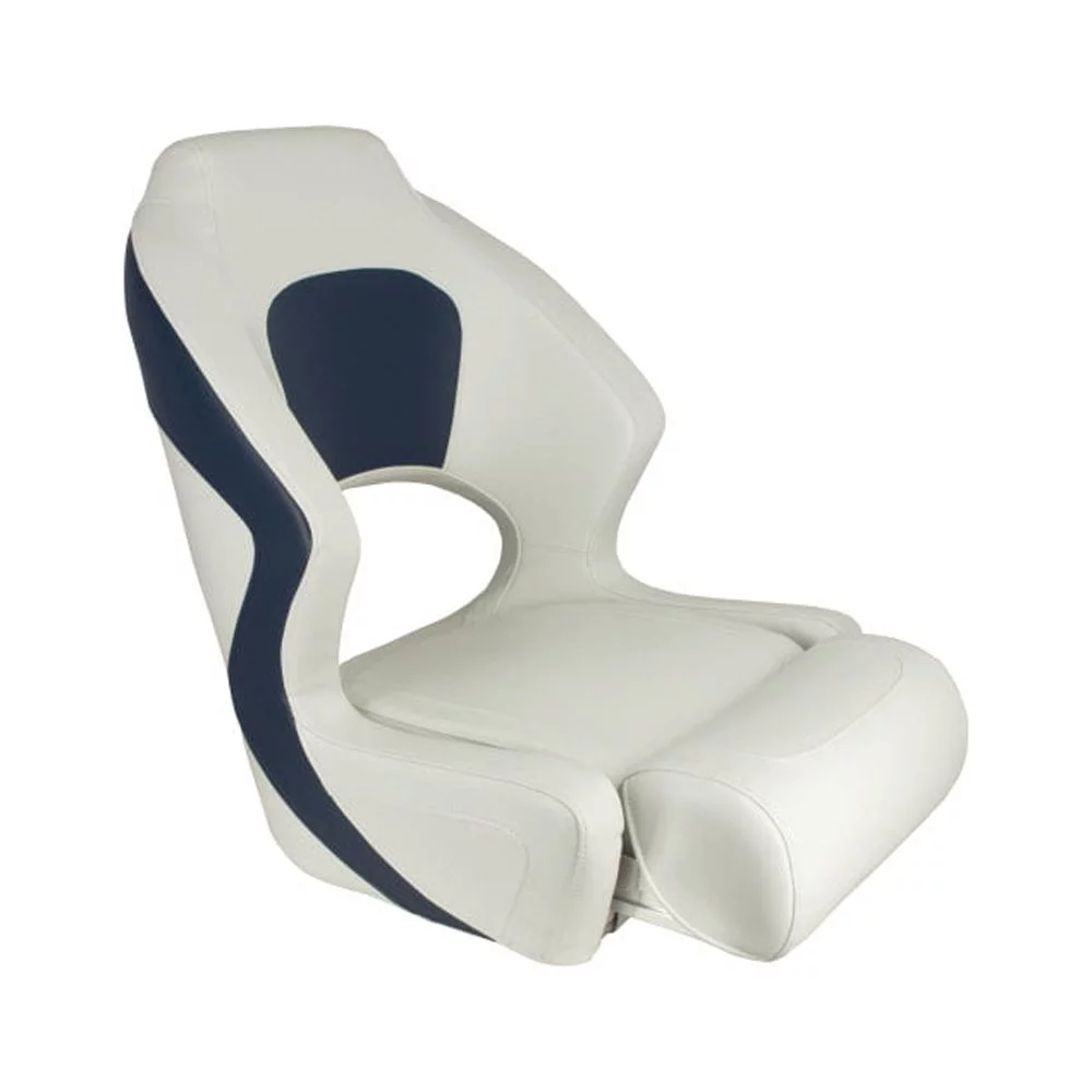 Springfield 1043251 Deluxe Sport Flip Up Seat - White/Blue