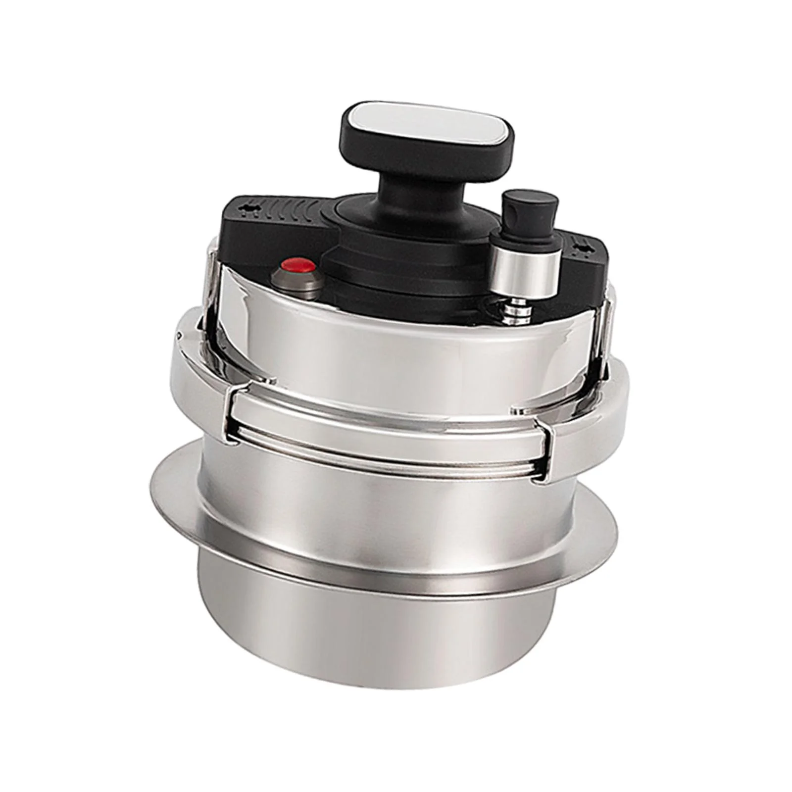 CUTICATE Mini , 1.2L Gas Induction Cooker, Camping Portable Stovetop Rice Cooker Stainless Steel Cooker