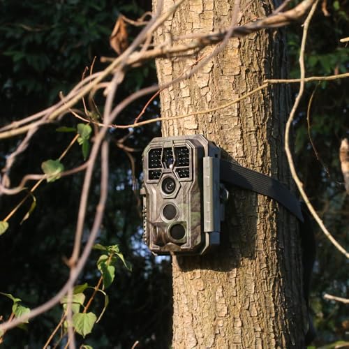 GardePro A50 Trail Camera, 4K 64MP, New-Gen Image Technology, Ultra-Low Light Sensitivity Sensor, Night Vision, Motion Activated