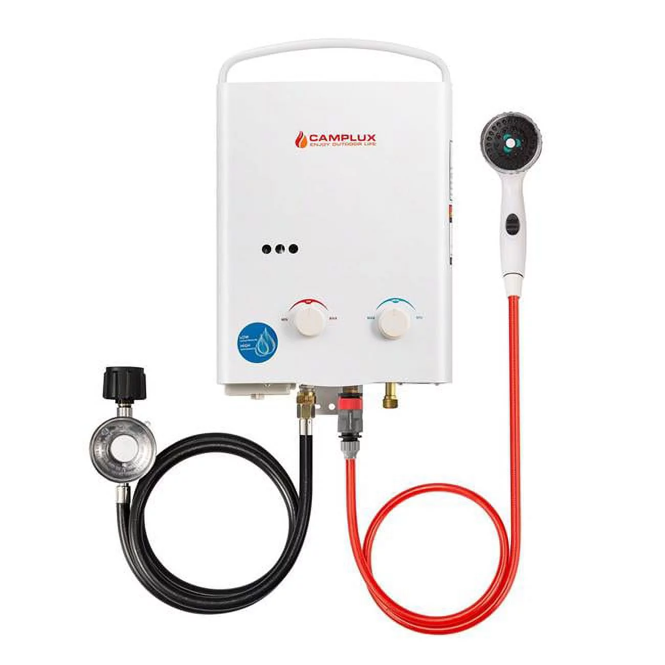 Camplux 5L 1.32 GPM Outdoor and Indoor Portable Propane Tankless Water Heater