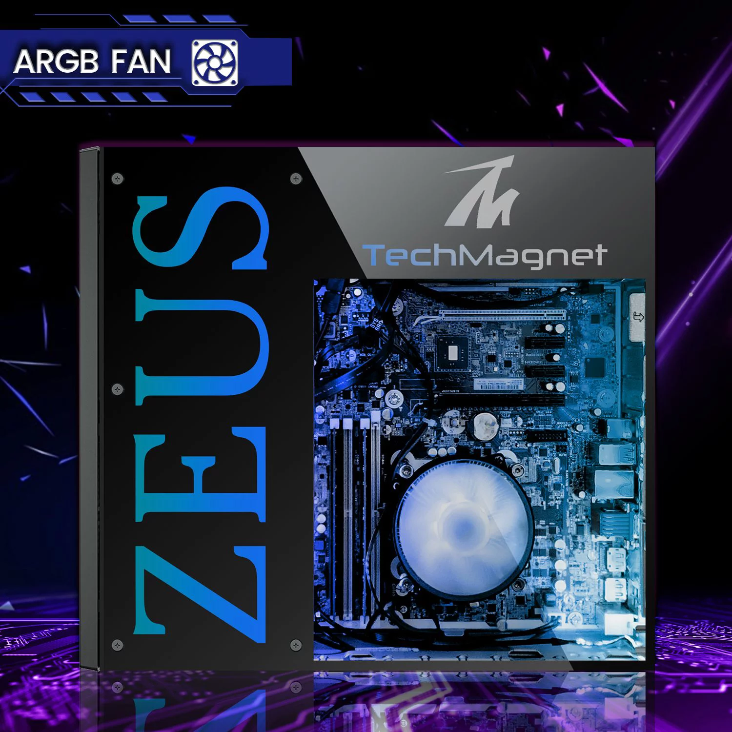 Restored Gaming Desktop PC, Intel i7 6th Gen, TechMagnet Zeus Pro 6, GT 1030, 32GB RAM ARGB, 1TB SSD + 4TB HDD, 27 Inch 165hz Gaming Monitor, RGB Front Panel 385 patterns, RGB Kit, Win 10 Pro (Refurbished)