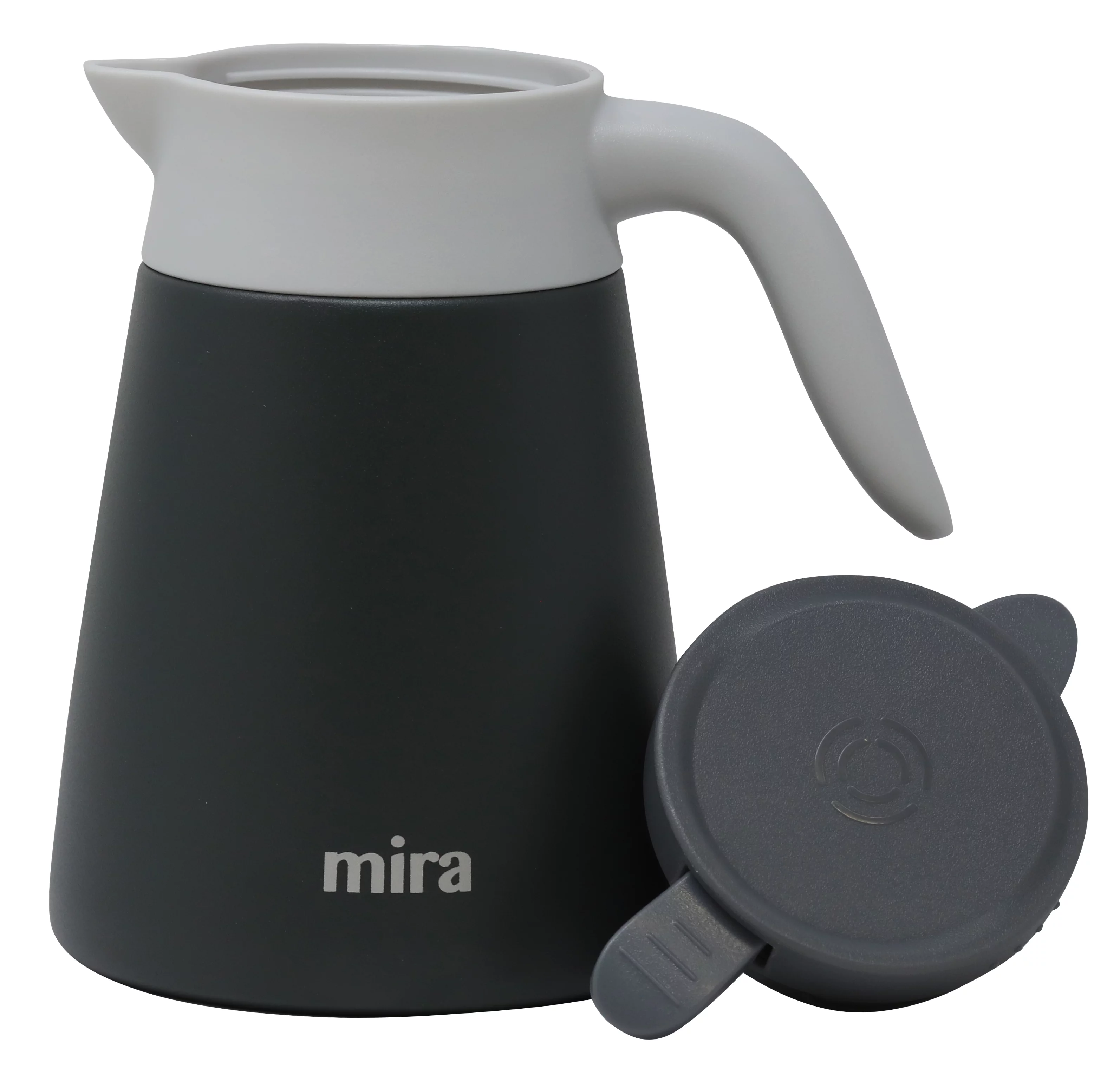 MIRA 34oz Thermal Coffee Carafe, Stainless Steel Vacuum Insulated Coffee Server, Graphite