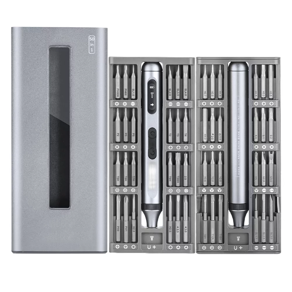 moobody High Precise Electric Screwdriver Multifunctional Screw Driver Type-C Charging Electric Repairing Tool Set for Mobilephones Computers Home Appliances