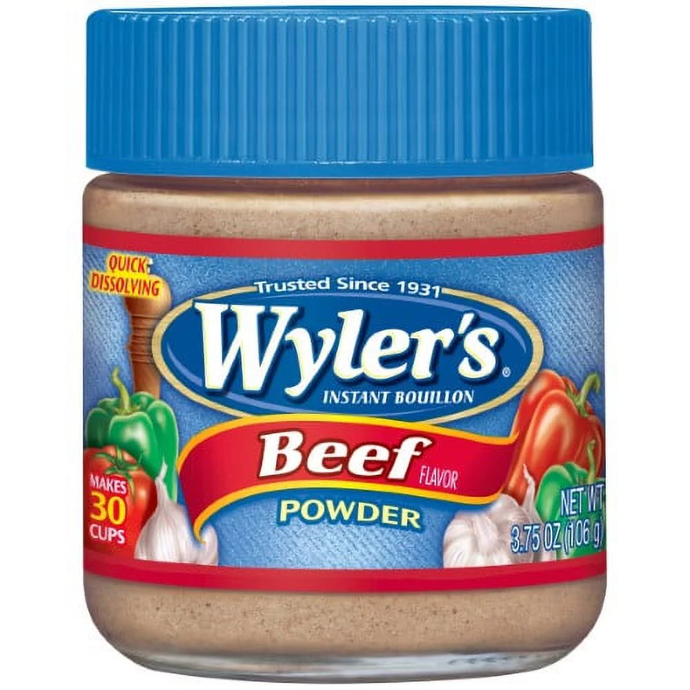 Instant Bouillon Beef Powder (Pack of 4)