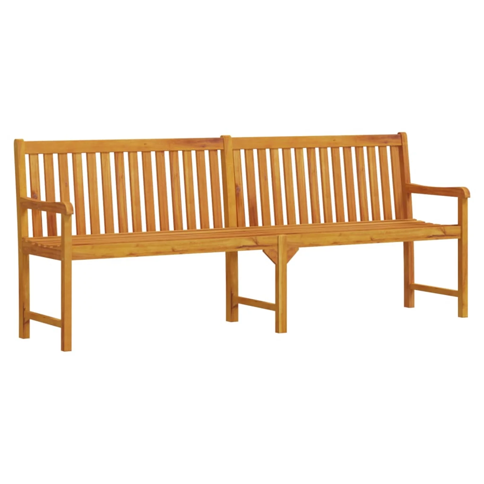 moobody Wooden Garden Bench Acacia Wood Patio Porch Chair for Backyard, Balcony, Park, Lawn, School Playground, College, Outdoor Furniture 86.2 x 21.9 x 35.4 Inches (W x D x H)