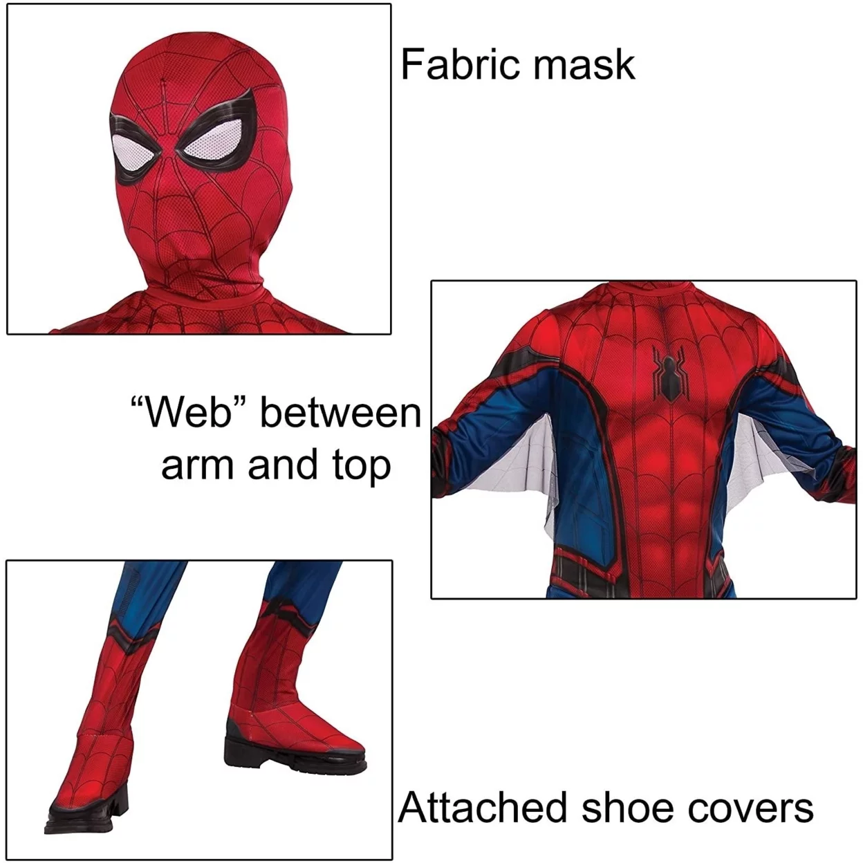 Rubie'S Rubies Spiderman Child Medium Halloween Costume