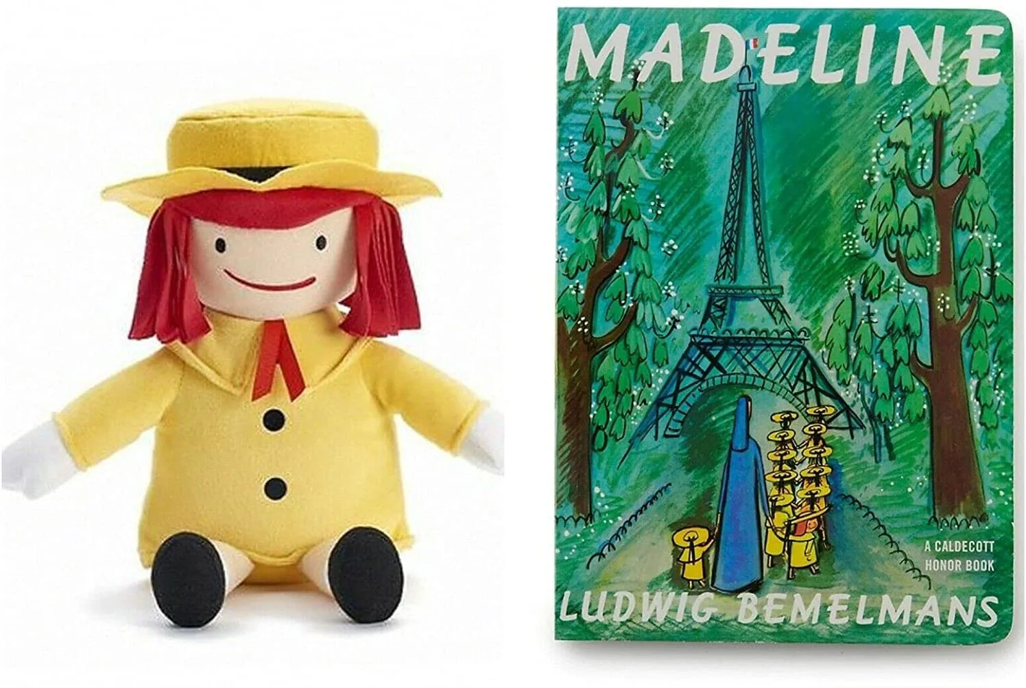 Plush Madeline Doll with Mini Book Set 12