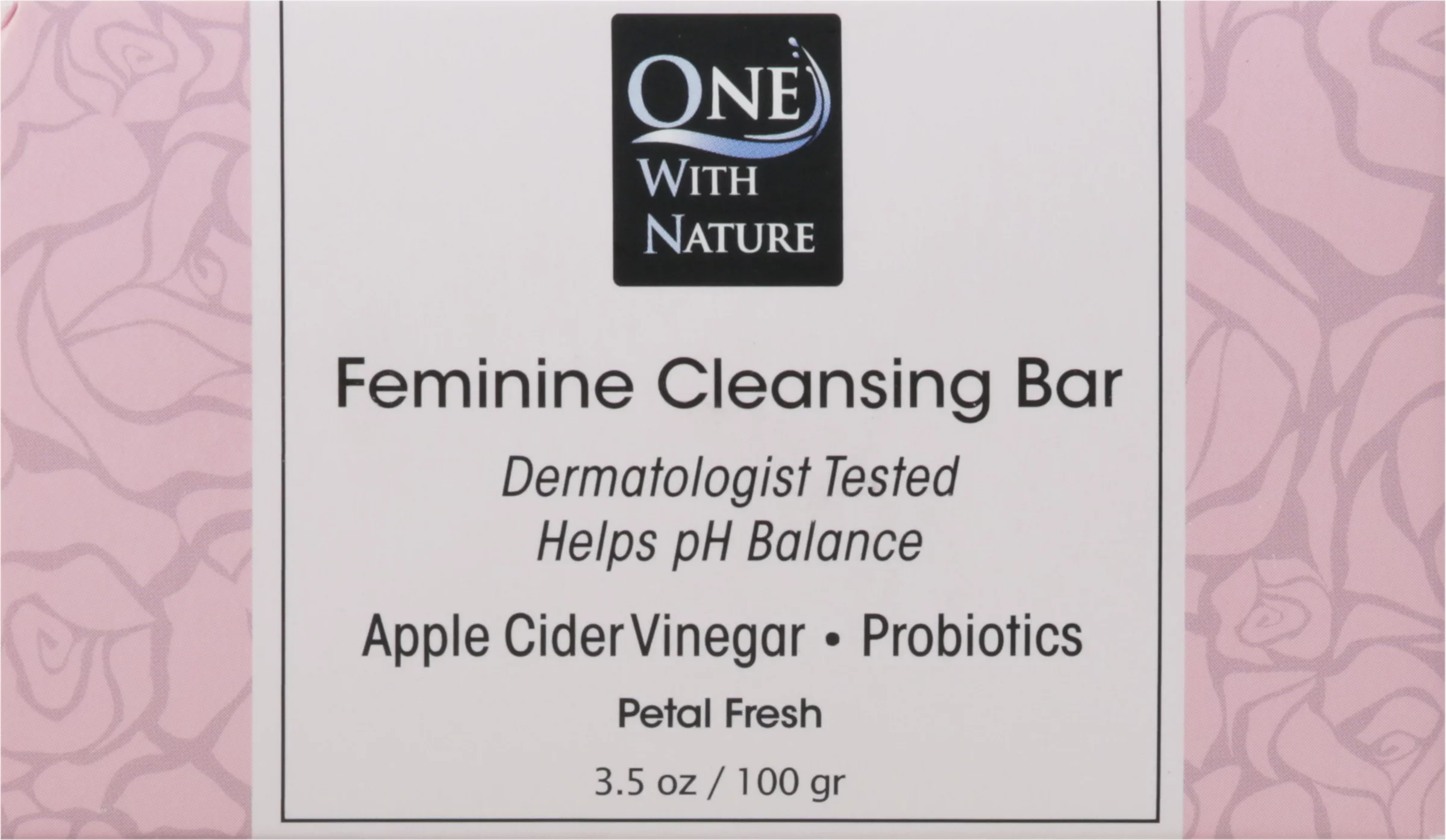 One With Nature 31116 3.5 oz Feminine Petal Fragrance Cleansing Bar Soap, Pack of 3