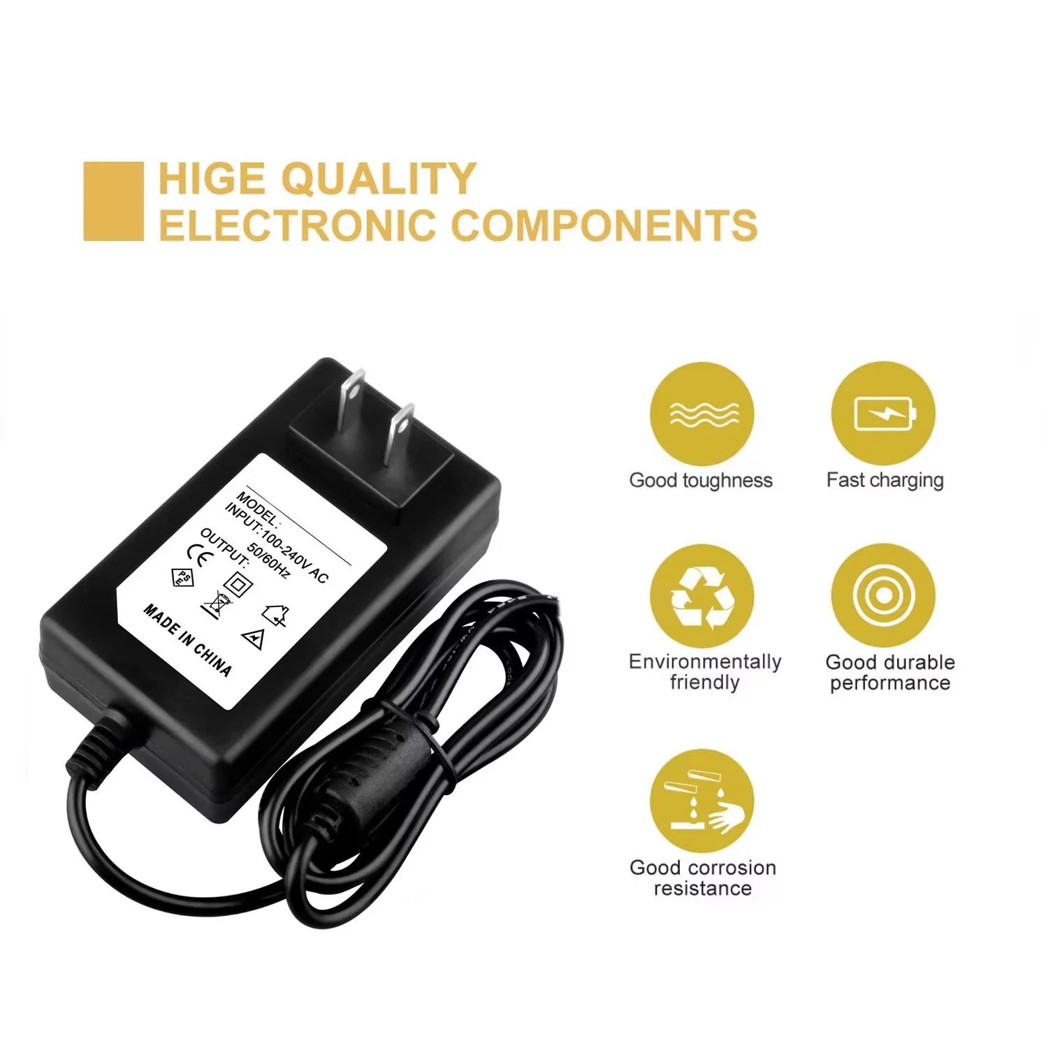 CJP-Geek AC/DC Adapter For Sound Control Technologies DA-CV02SC DA-CVO2SC DA-CV03 HD Component Video Distribution Amplifier Power Supply Cord Cable PS Charger