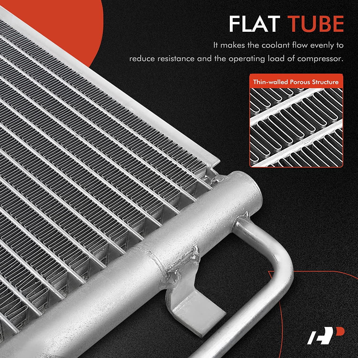 A-Premium Air Conditioning A/C Condenser Compatible with Mitsubishi Outlander 2017-2020, Outlander PHEV 2018-2020, 2.0L 2.4L 3.0L