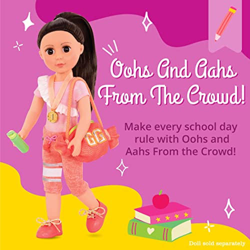 Glitter Girls – 14-Inch Doll Set – Blonde Hair & Green Eyes – Locker, Roller Skates & Accessories 3+ Years – Sunnie & School Playset