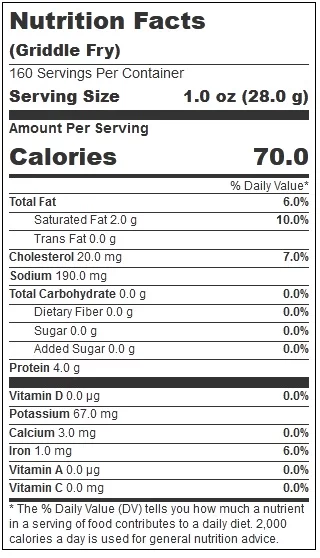 Devanco Foods Sliced Halal Beef Bacon, 2.5 Pound -- 4 per case