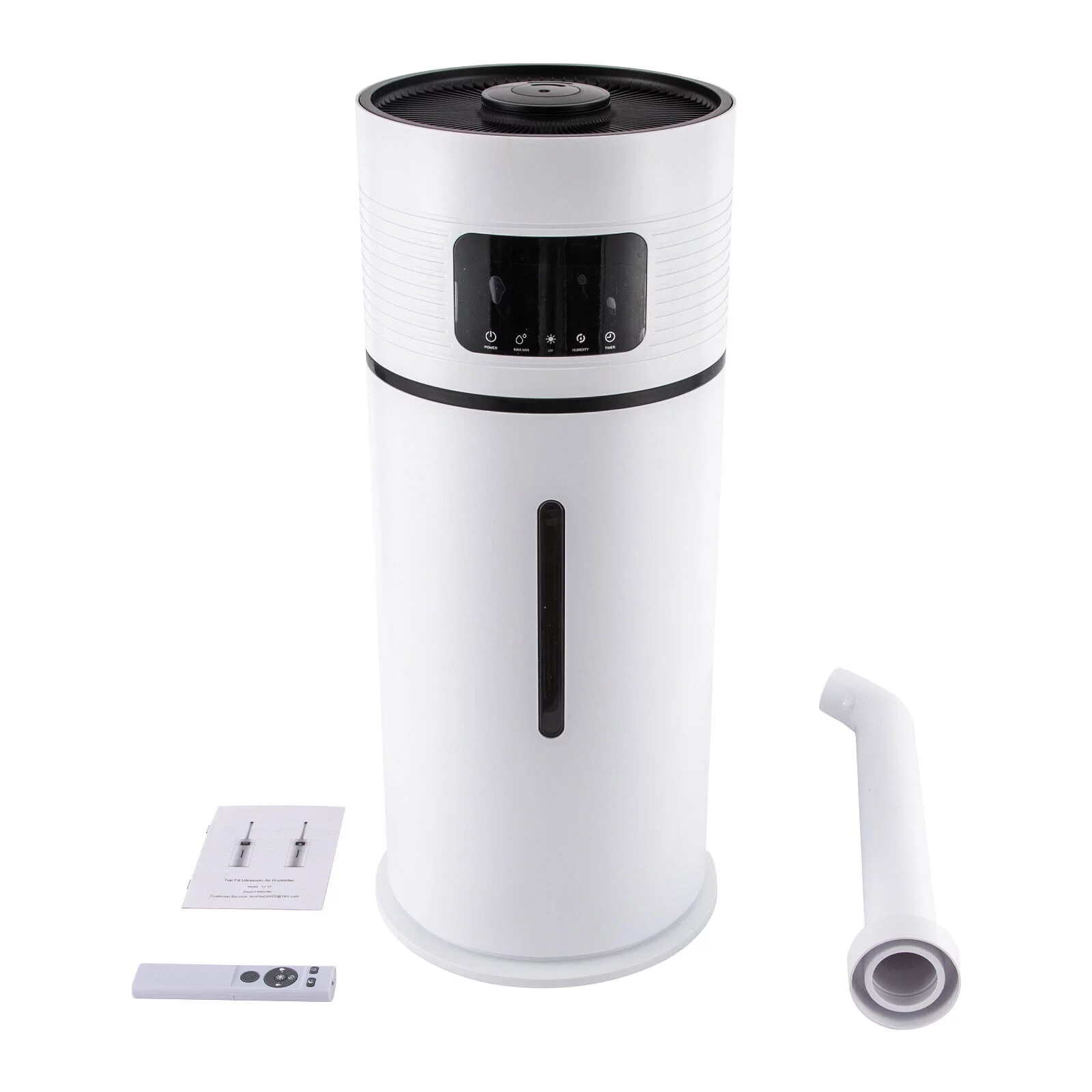 ZhdnBhnos 15L/4Gal Commercial Air Humidifier Large Room Essential Oil Cool Mist Diffuser Whole House 360° Nozzle 538.2ft²