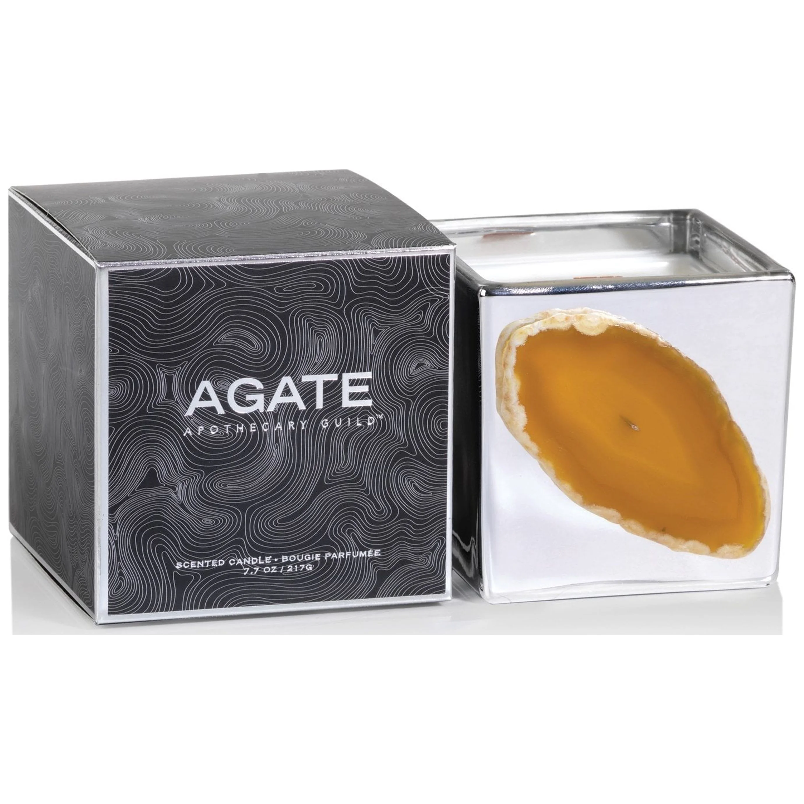 OROBLANCO ZODAX Silver Agate 8 oz Scented Jar Candle