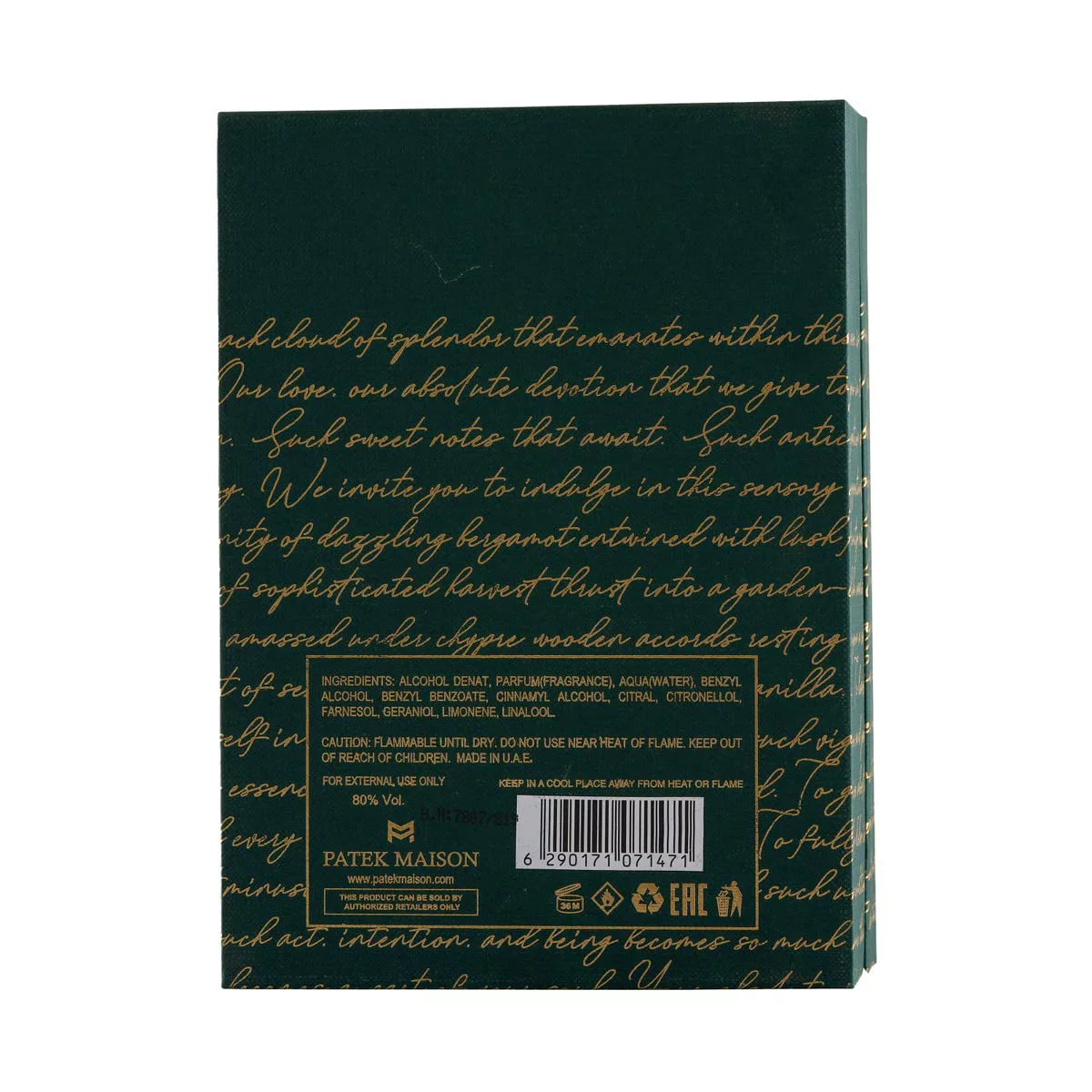 Merakai Passion WMERAKAIPASSIONE34P 3.4 oz Women Patek Maison Eau De Parfum Spray