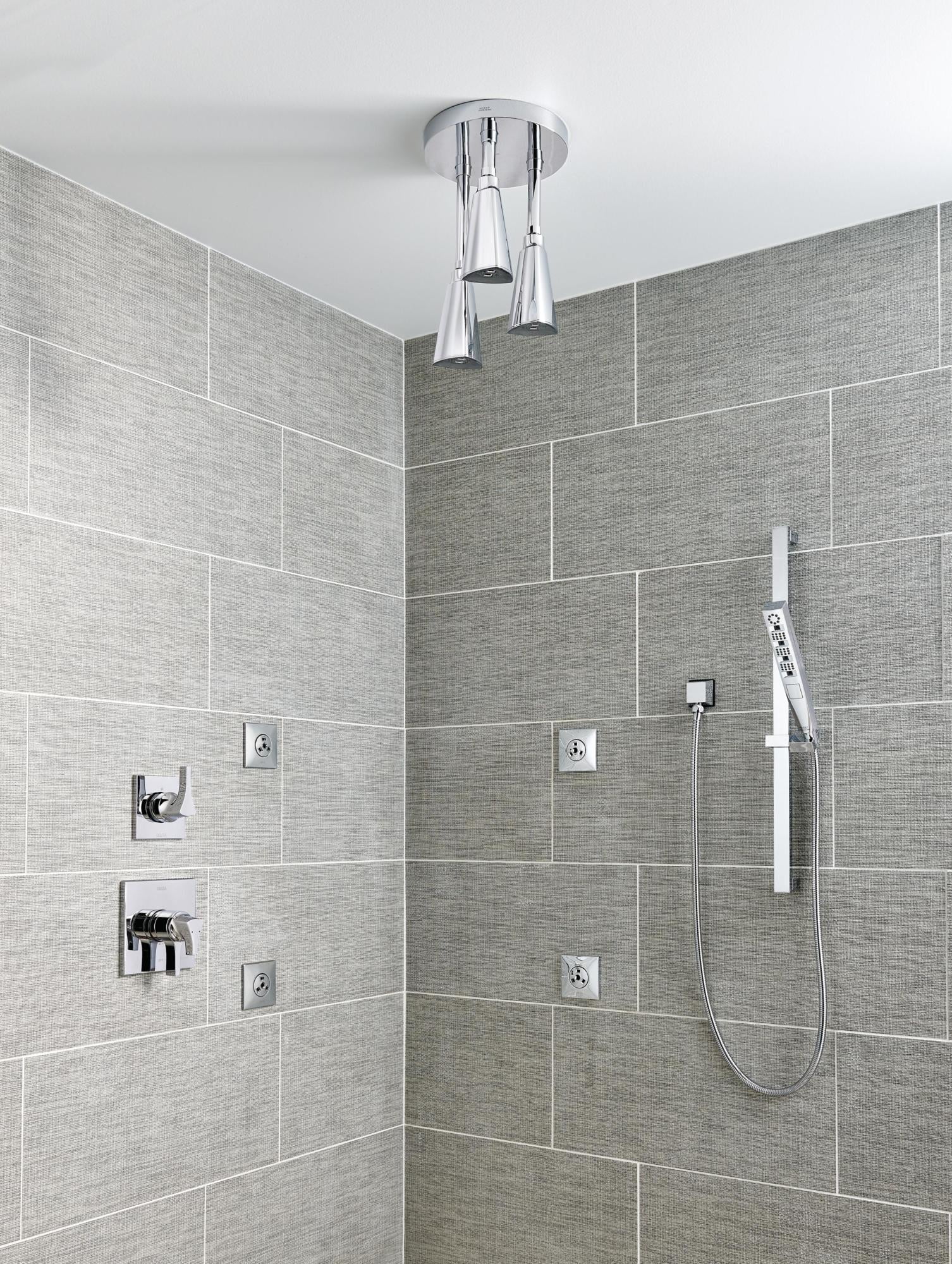 Delta Universal Showering Components Hand Shower 1.75 GPM w/Slide Bar 4S in Matte Black