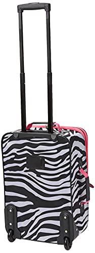 Rockland Fashion Expandable Softside Upright Luggage Set, Charcoal, 2-Piece (14/19)