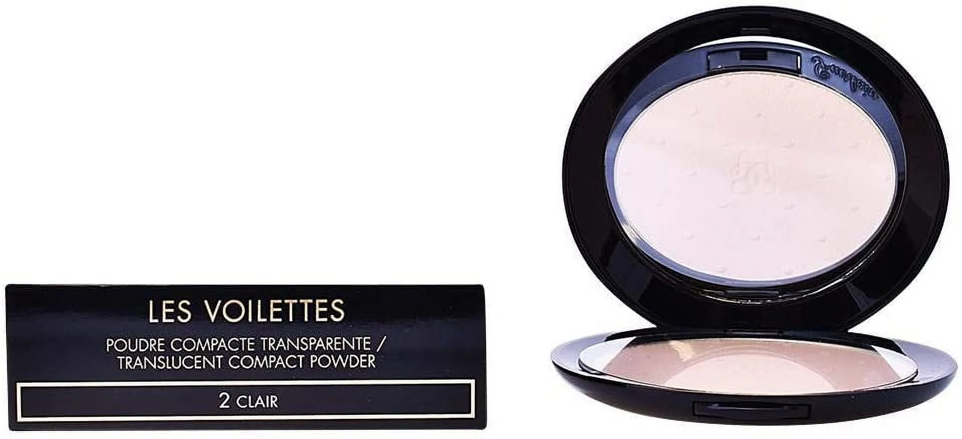 Les Voilettes Translucent Powder, No. 2 Clair Compact, 0.22 Ounce
