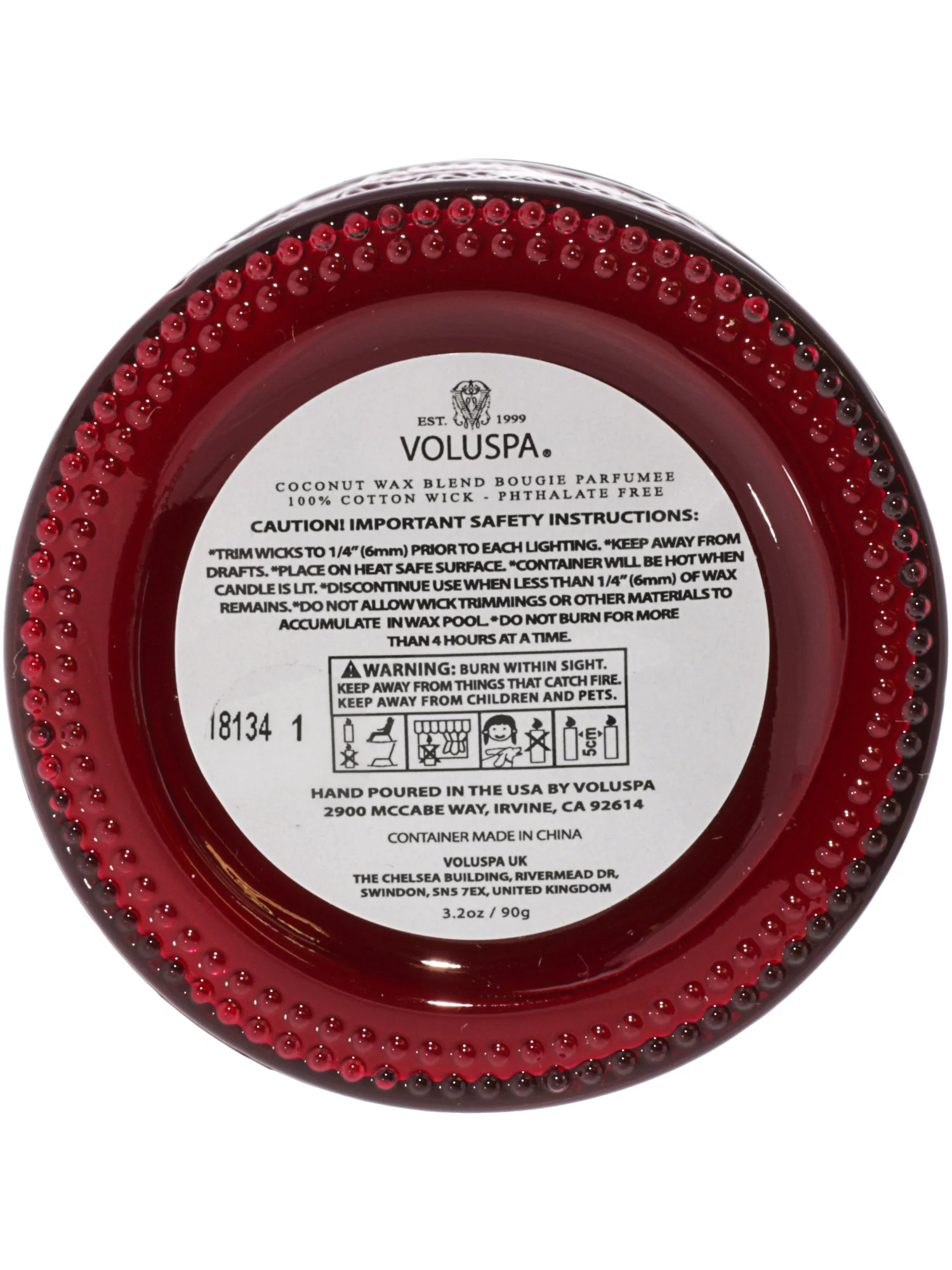 Voluspa Small Glass Jar Candle - Goji And Tarocco Orange VOL-7241