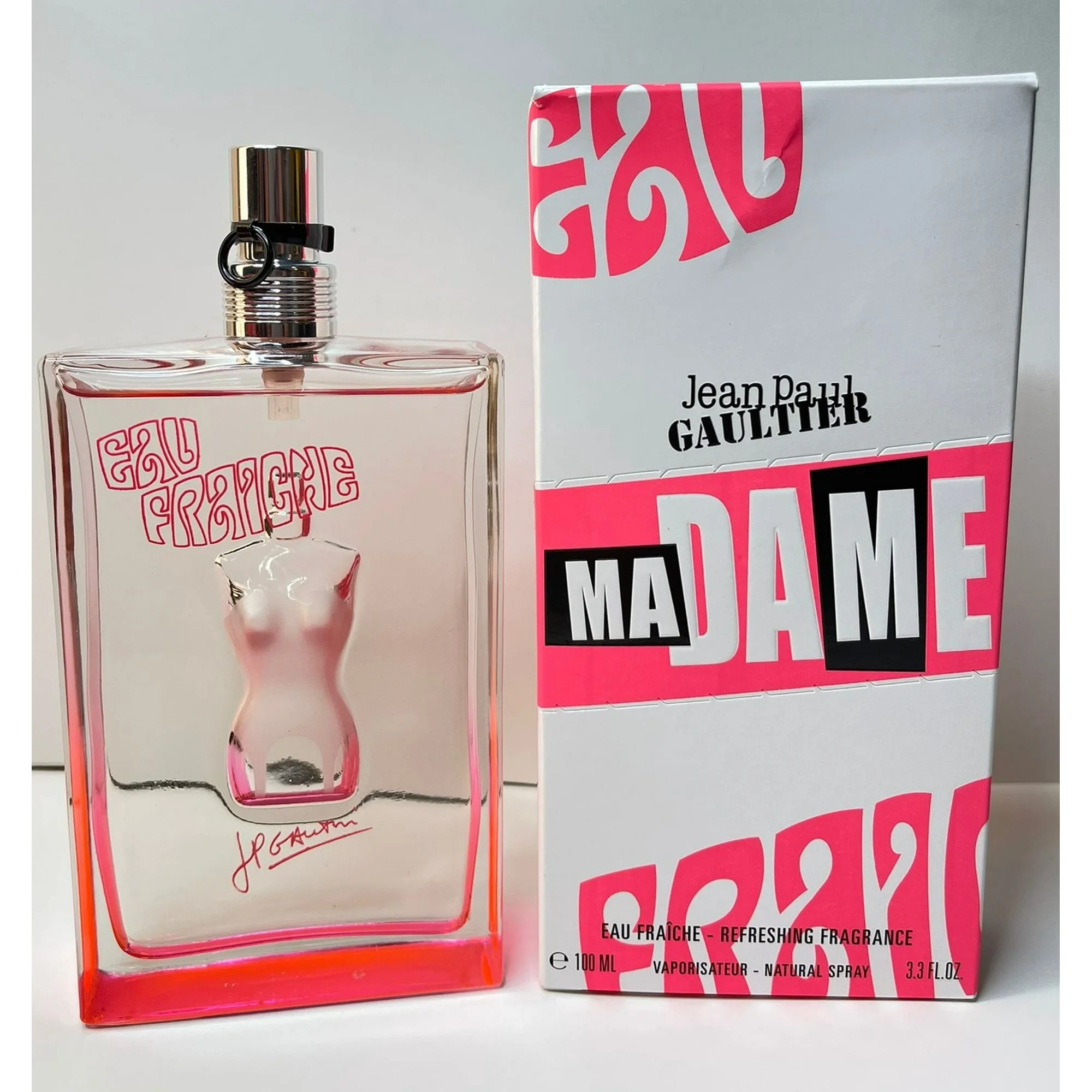 Jean Paul Gaultier Madame Eau Fraiche, 3.4 Oz Perfume Spray for Women - Brand New, 100 ML of Timeless Luxury