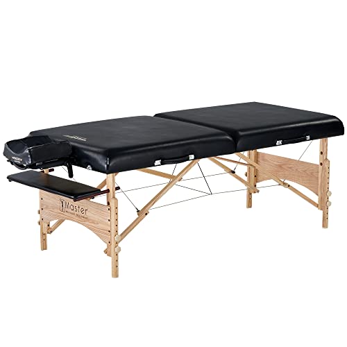 Master Massage Gibraltar Olympic LX Portable Massage Table Extra Wide Beauty Bed, Extra Wide for Larger Clients (32