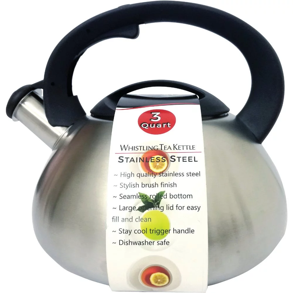 1 PK, Culinary Edge 3 Qt. Whistling Tea Kettle