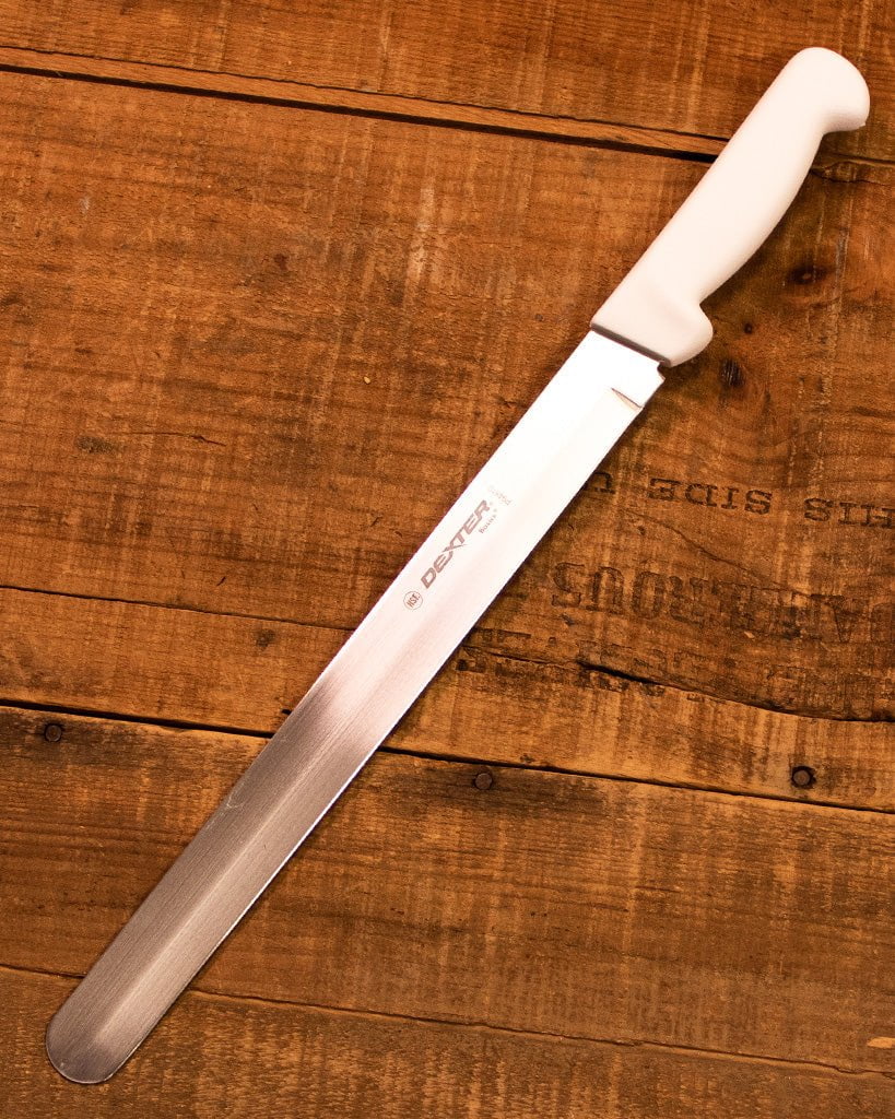 Dexter Basics®  Roast Slicer Stainless Steel with White Handle - 12