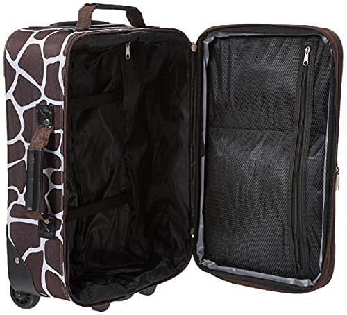 Rockland Fashion Expandable Softside Upright Luggage Set, Charcoal, 2-Piece (14/19)