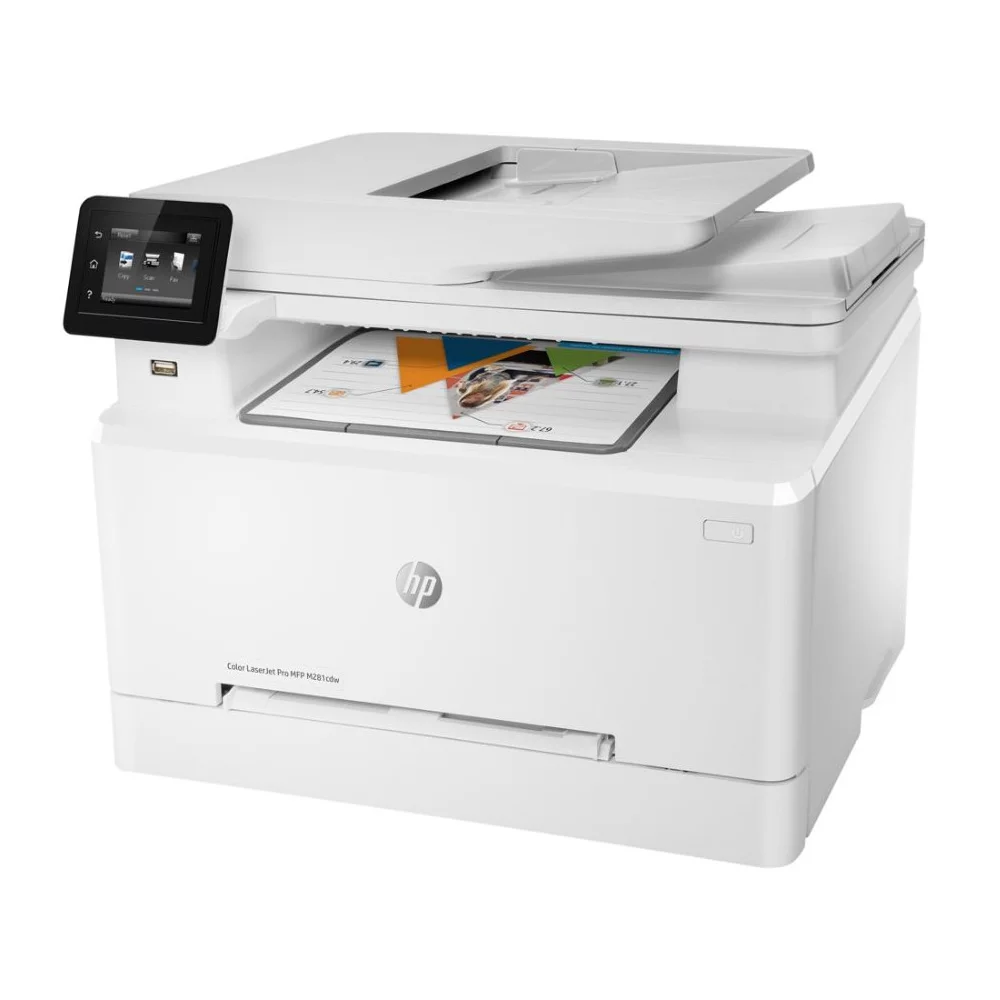 Restored HP COLOR LASERJET PRO M281CDW 22PPM 600X600DPI 270-SHEET DUPLEX 256MB E-PRINT/GBE/USB/WIFI COLOR LASER PRINTER/COPIER/SCANNER/FAX SAME-AS-NEW/1YR (Refurbished)