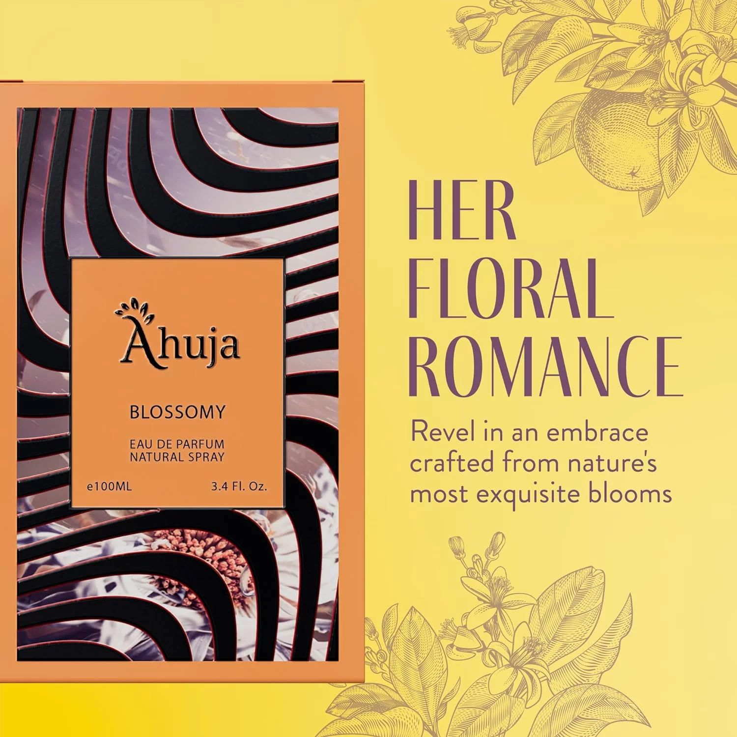 AHUJA Blossomy 3.4 fl oz Eau De Parfum For Her