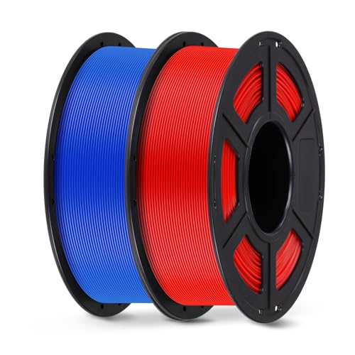 ANYCUBIC PLA Filament 1.75mm Bundle, 3D Printing PLA Filament 1.75mm Dimensional Accuracy +/- 0.02mm, 1KG Spool (2.2 lbs), 2KG Grey+Grey