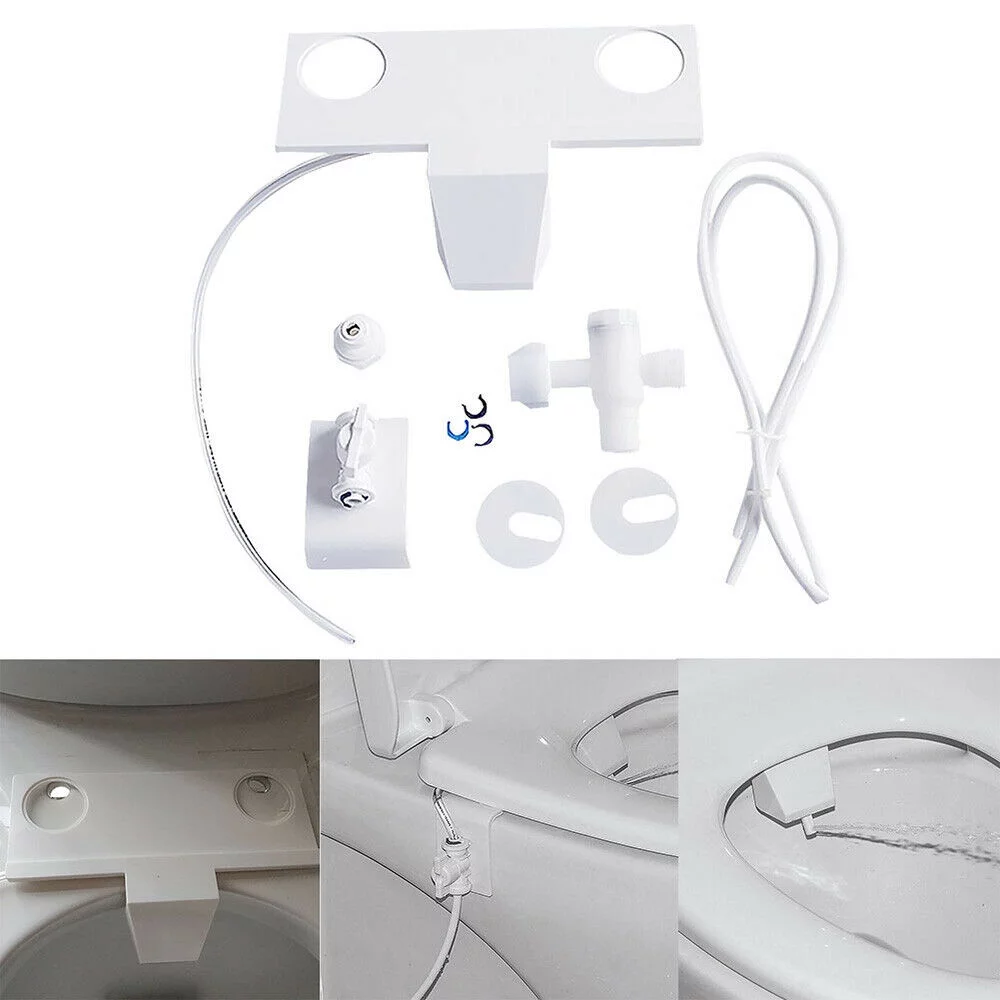 Bathroom Bidet Toilet Fresh Water Spray Clean Seat Non-Electric Kit Attachment