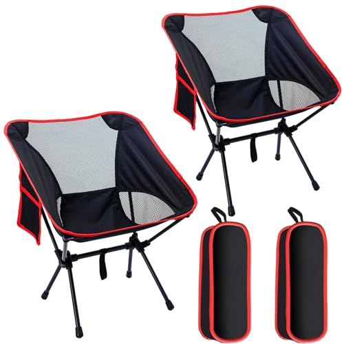 Backpacking Chair, Camping Chairs for Adults, Foldable Portable Chair for Outside Camp Sports Beach Travel Hiking