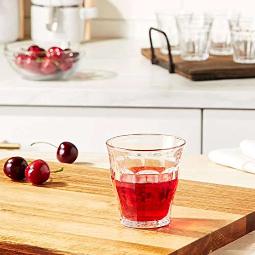 Duralex 1025AB06/6 Made In France Picardie Clear Tumbler, Set of 6, 5-3/4-Ounce