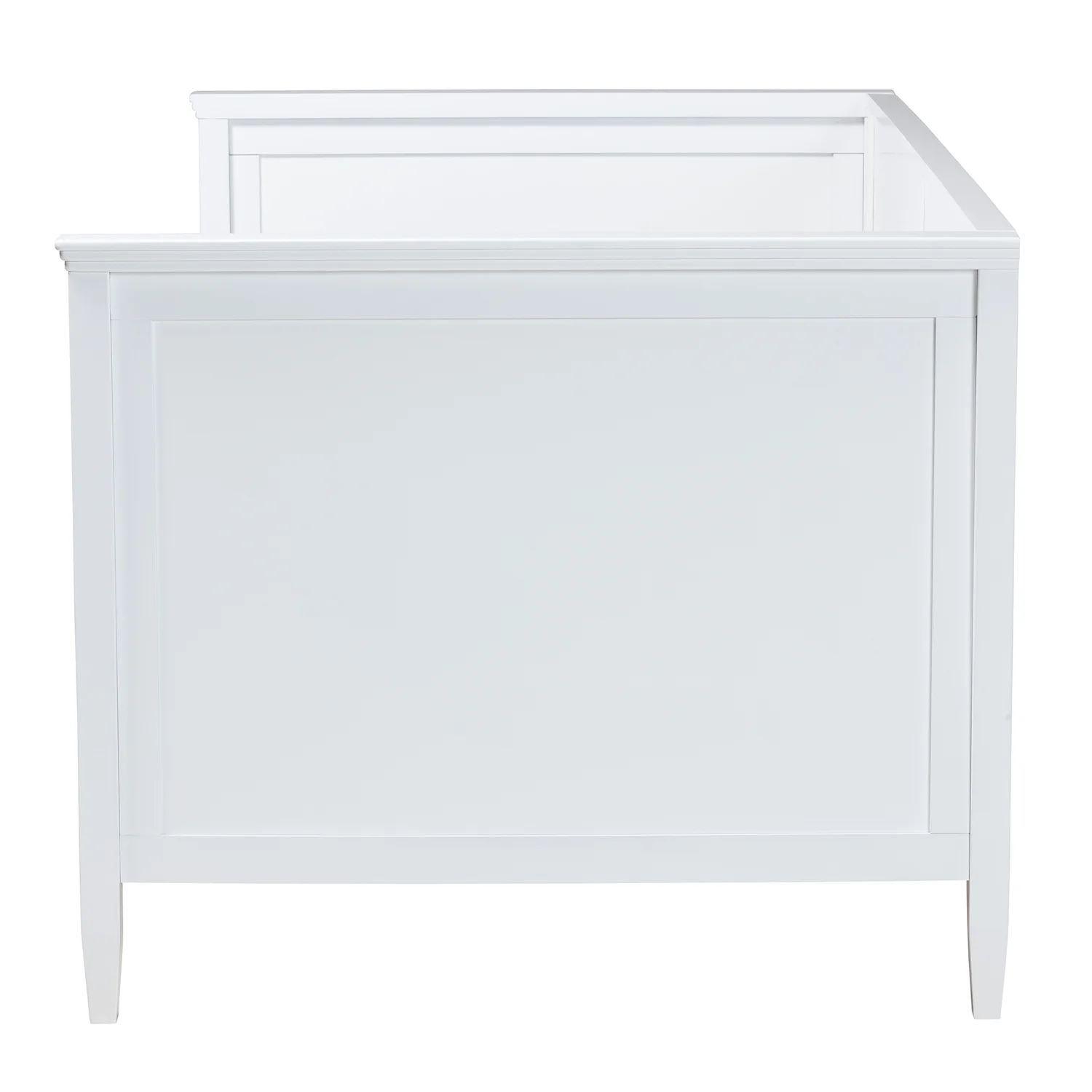 Baxton Studio Viva Classic and Traditional White Finished Wood Twin Size Daybed