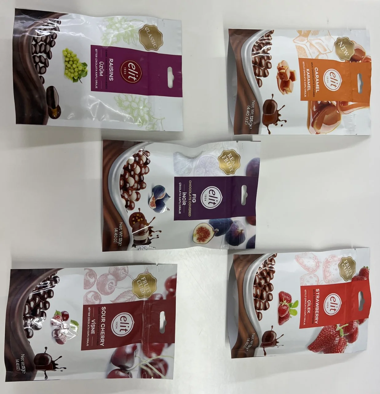 elit mix car-straw-fig-raisins-sourcherry-4.40oz-5pc