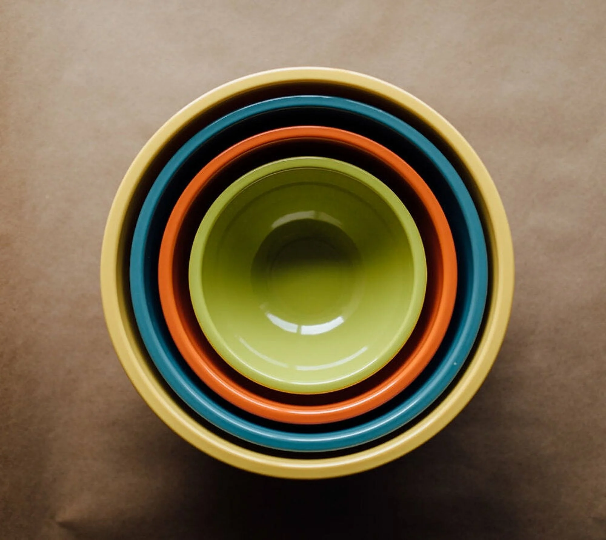 Camp Casual CC006 Set of 4 Nesting Camping Food Bowls